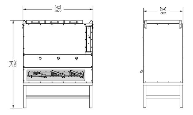 GOV-600-FD3  Gullco Flux Holding Oven 265Kg Capacity. 100-550°F (38-288°C) Temperature, 4500 Watts. 415V